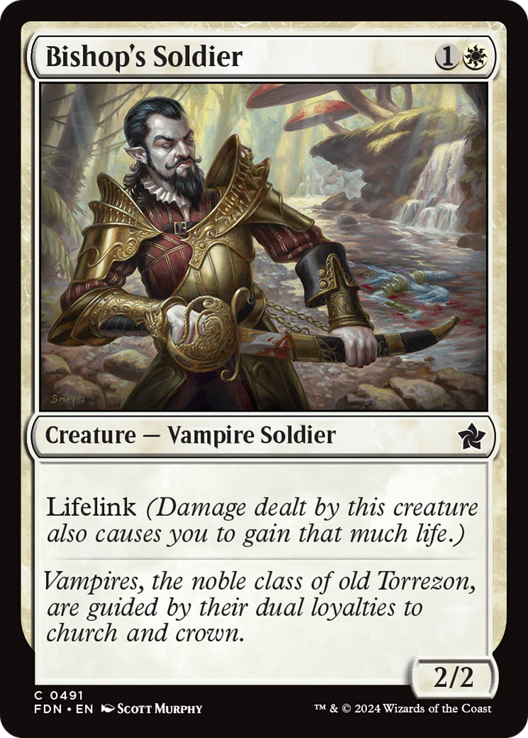 Bishop's Soldier (FDN-491) - Foundations [Common]