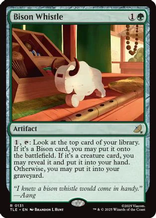 Bison Whistle (TLE-131) - Avatar: The Last Airbender: Eternal-Legal [Rare]