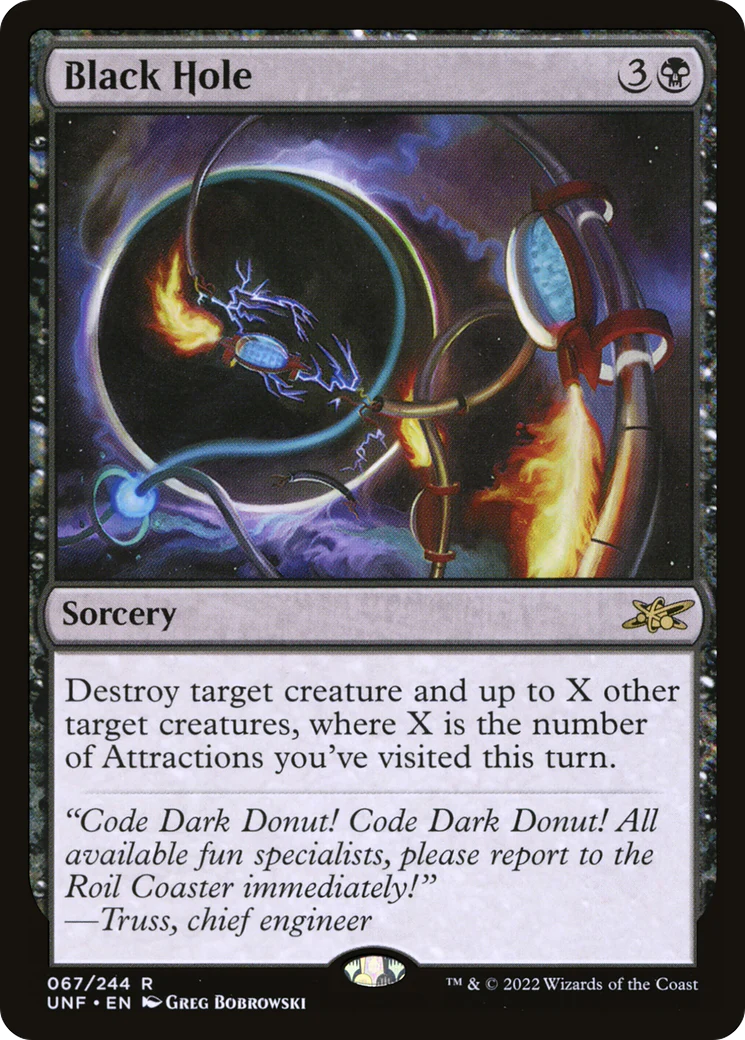 Black Hole (UNF-067) - Unfinity Foil [Rare]