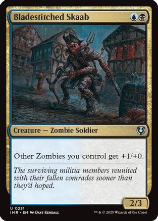 Bladestitched Skaab (INR-231) - Innistrad Remastered Foil [Uncommon]