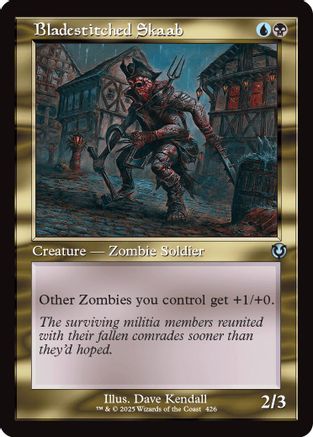 Bladestitched Skaab (Retro Frame) (INR-426) - Innistrad Remastered Foil [Uncommon]