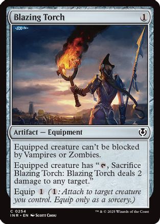 Blazing Torch (INR-254) - Innistrad Remastered Foil [Common]