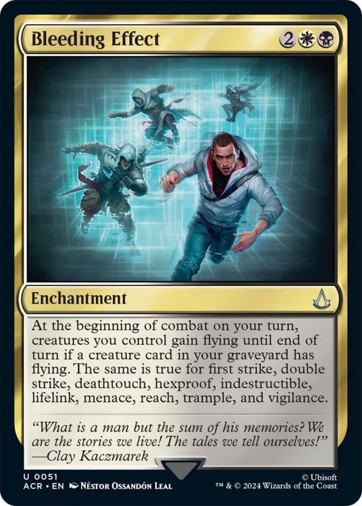 Bleeding Effect (ACR-051) - Assassin's Creed Foil [Uncommon]