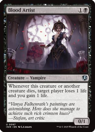 Blood Artist (INR-097) - Innistrad Remastered Foil [Uncommon]