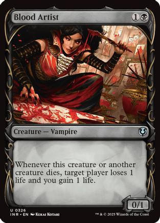 Blood Artist (Showcase) (INR-326) - Innistrad Remastered Foil [Uncommon]