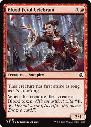 Blood Petal Celebrant (INR-144) - Innistrad Remastered Foil [Common]