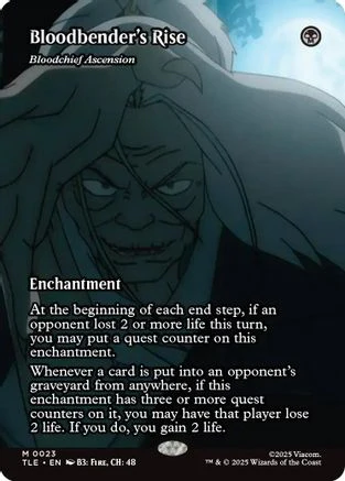 Bloodbender's Rise - Bloodchief Ascension (Borderless) (TLE-023) - Avatar: The Last Airbender: Eternal-Legal [Common]