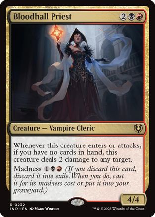 Bloodhall Priest (INR-232) - Innistrad Remastered Foil [Rare]