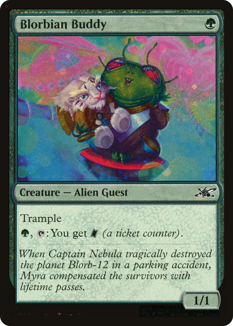 Blorbian Buddy (UNF-417) - Unfinity Galaxy Foil [Common]