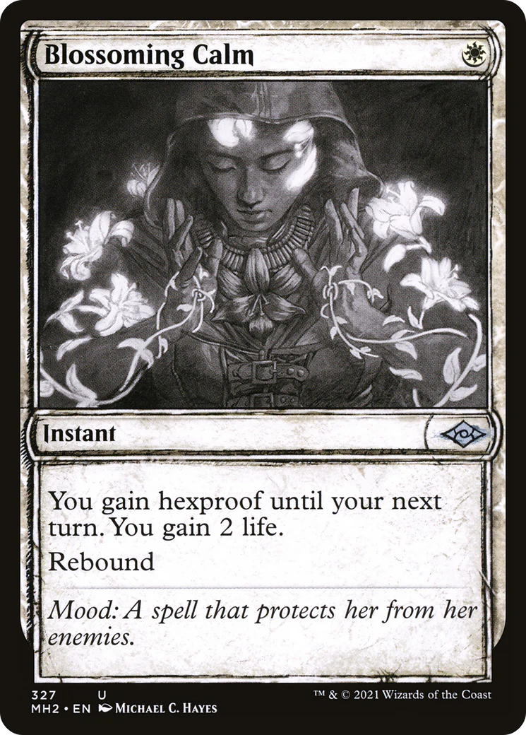 Blossoming Calm (MH2-327) - Modern Horizons 2: (Showcase) [Uncommon]