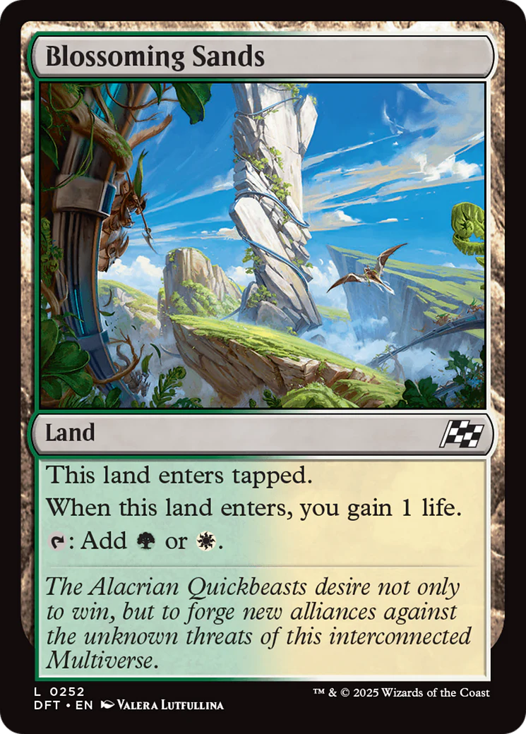 Blossoming Sands (DFT-252) - Aetherdrift Foil [Common]