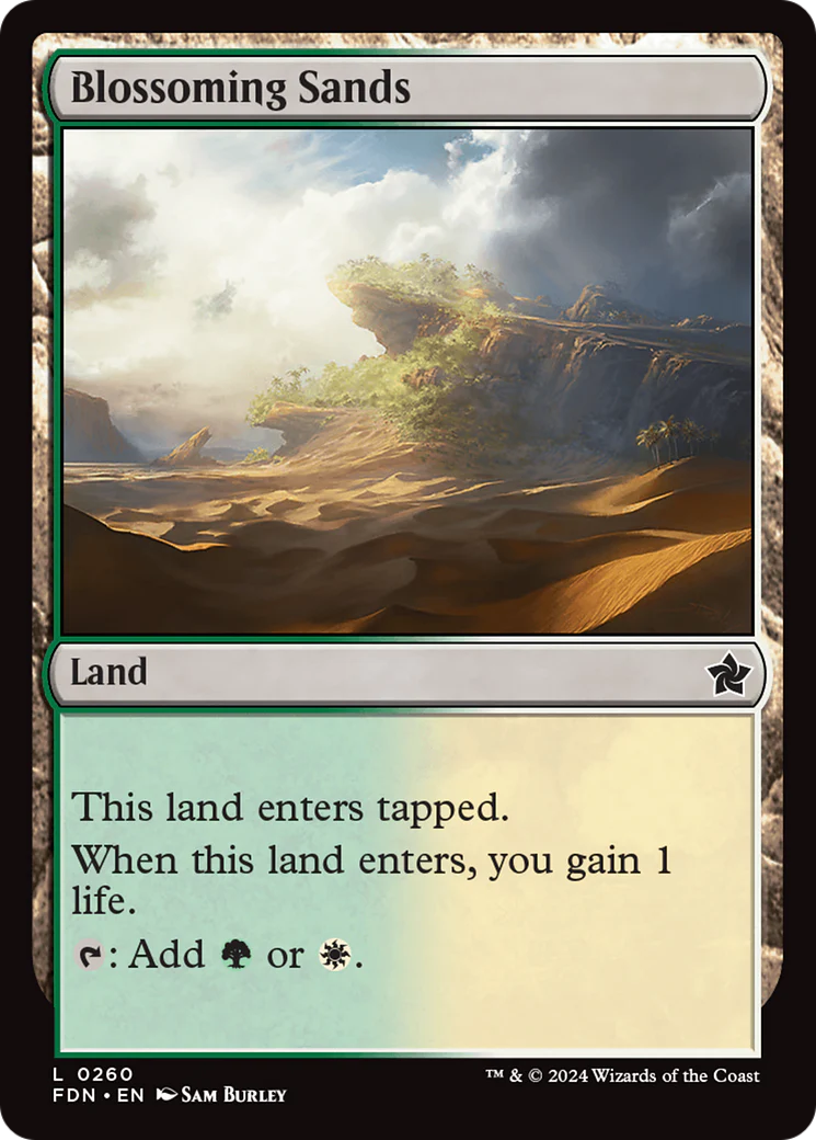 Blossoming Sands (FDN-260) - Foundations [Common]