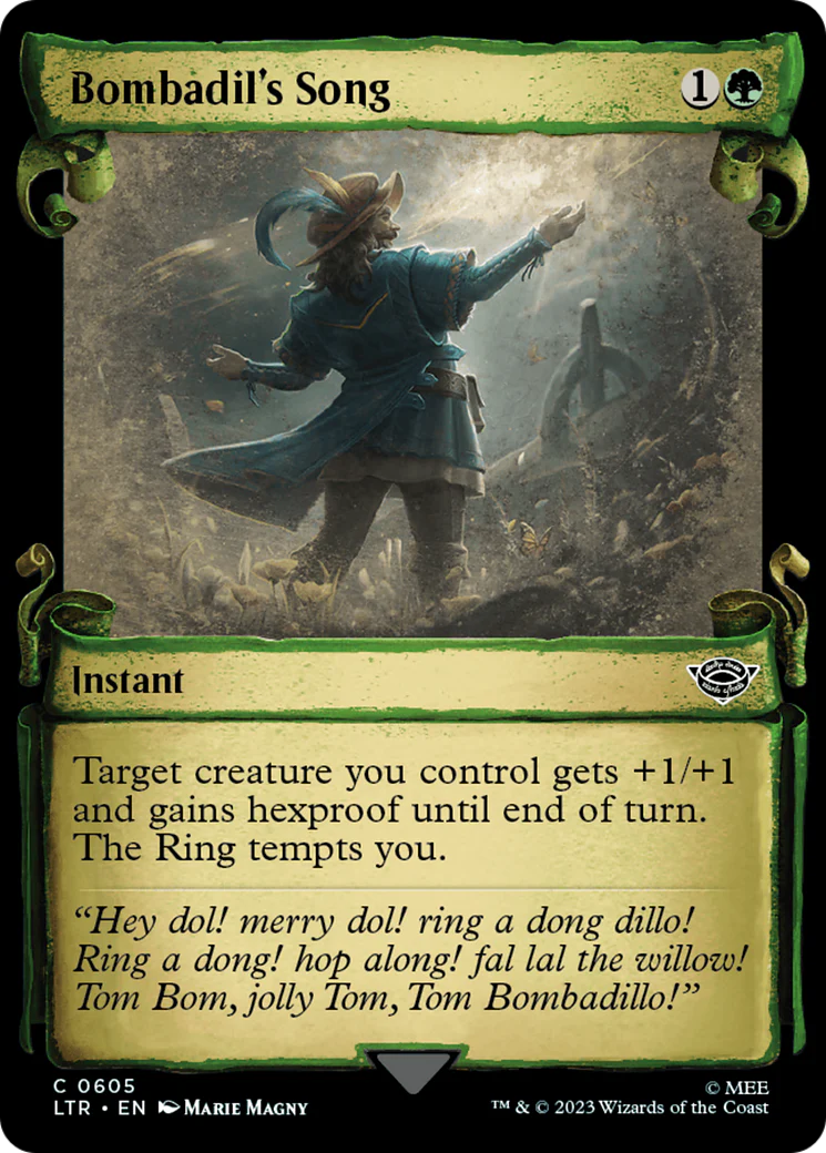 Bombadil's Song (LTR-605) - The Lord of the Rings: Tales of Middle-earth: (Showcase) Scroll Foil [Common]