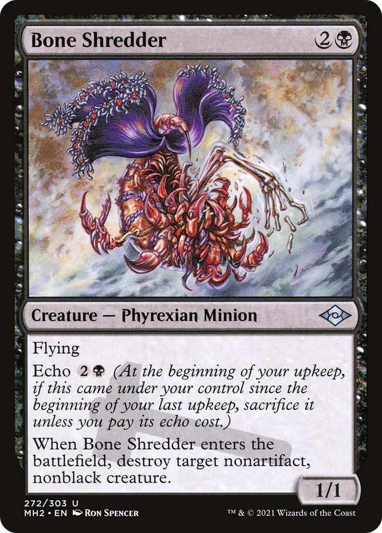 Bone Shredder (MH2-272) - Modern Horizons 2 Etched Foil [Uncommon]