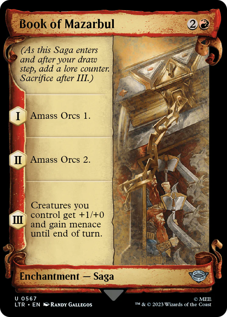 Book of Mazarbul (LTR-567) - The Lord of the Rings: Tales of Middle-earth: (Showcase) Scroll [Uncommon]