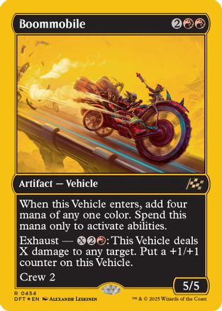 Boommobile (First-Place Foil) (DFT-454) - Aetherdrift Foil [Rare]