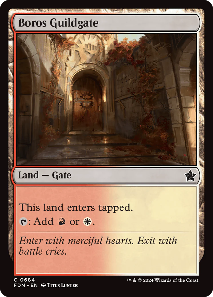 Boros Guildgate (FDN-684) - Foundations [Common]