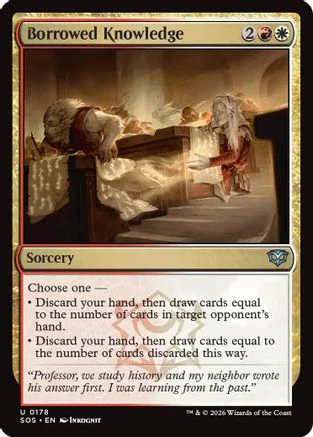 Borrowed Knowledge (SOS-178) - Secrets of Strixhaven [Uncommon]