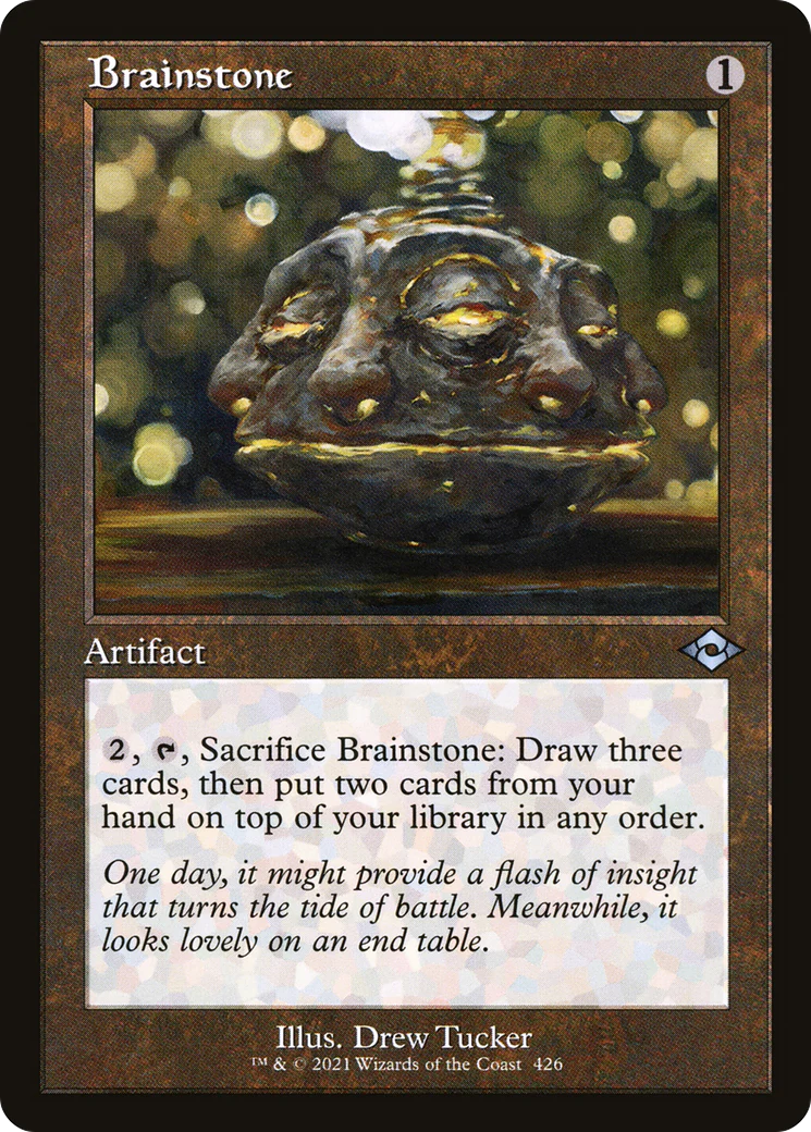 Brainstone (MH2-426) - Modern Horizons 2 [Uncommon] Retro Frame