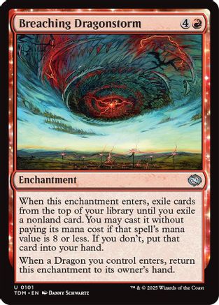 Breaching Dragonstorm (TDM-101) - Tarkir: Dragonstorm Foil [Uncommon]