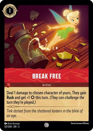 Break Free (127/204) - Shimmering Skies Cold Foil [Common]