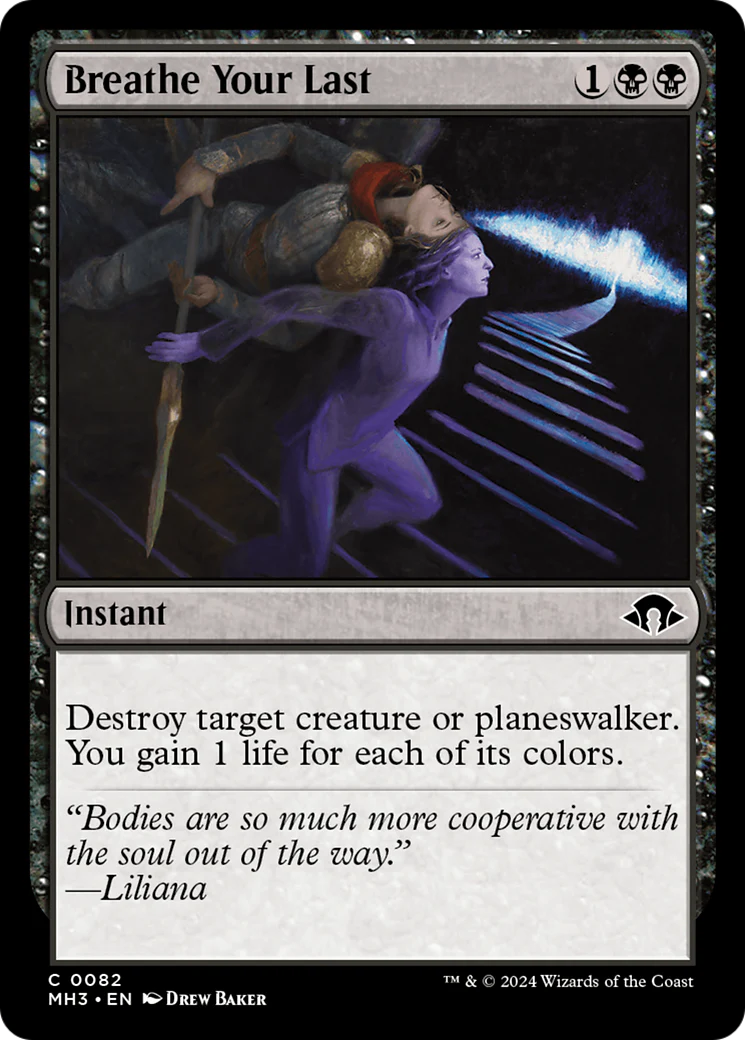 Breathe Your Last (MH3-082) - Modern Horizons 3 Foil [Common]