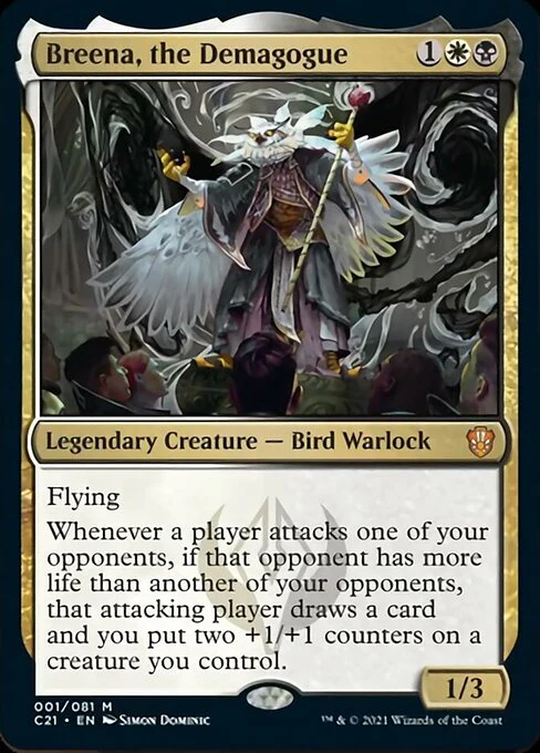 Breena, the Demagogue (C21-001) - Commander 2021 Foil [Mythic]