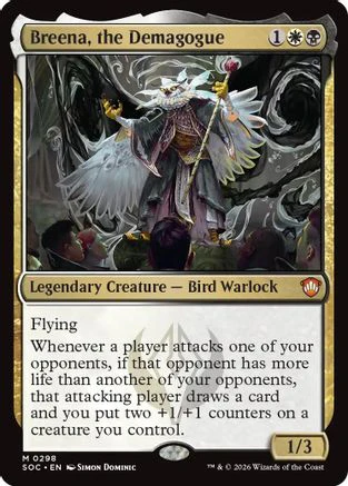 Breena, the Demagogue (SOC-298) - Commander: Secrets of Strixhaven [Mythic]