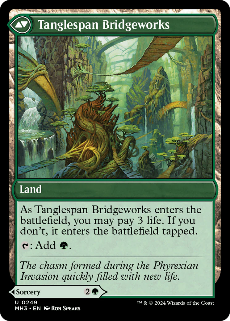 Bridgeworks Battle // Tanglespan Bridgeworks (MH3-249) - Modern Horizons 3 [Uncommon] - Image 2