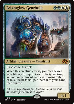 Brightglass Gearhulk (DFT-191) - Aetherdrift [Mythic]