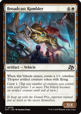 Broadcast Rambler (DFT-006) - Aetherdrift [Common]