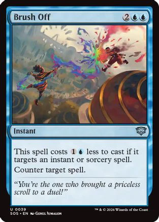Brush Off (SOS-039) - Secrets of Strixhaven [Uncommon]