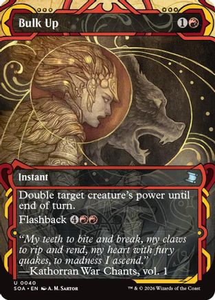 Bulk Up (SOA-040) - Secrets of Strixhaven: Mystical Archive [Uncommon]