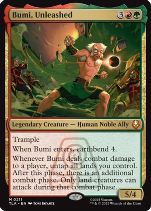 Bumi, Unleashed (TLA-211) - Avatar: The Last Airbender [Mythic]