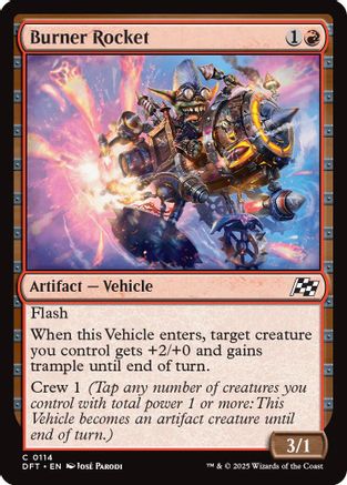 Burner Rocket (DFT-114) - Aetherdrift Foil [Common]