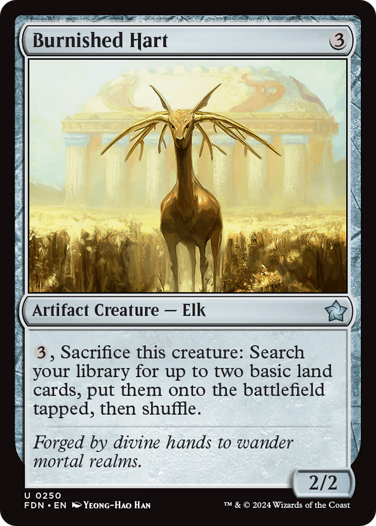 Burnished Hart (FDN-250) - Foundations Foil [Uncommon]