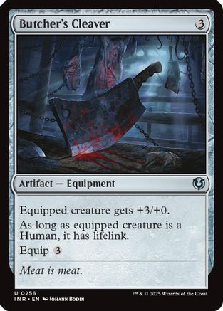 Butcher's Cleaver (INR-256) - Innistrad Remastered Foil [Uncommon]