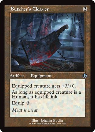 Butcher's Cleaver (Retro Frame) (INR-440) - Innistrad Remastered [Uncommon]