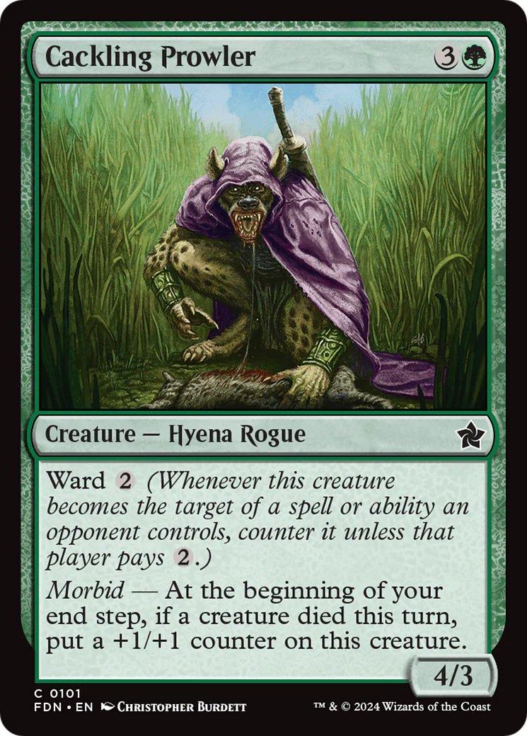 Cackling Prowler (FDN-101) - Foundations [Common]