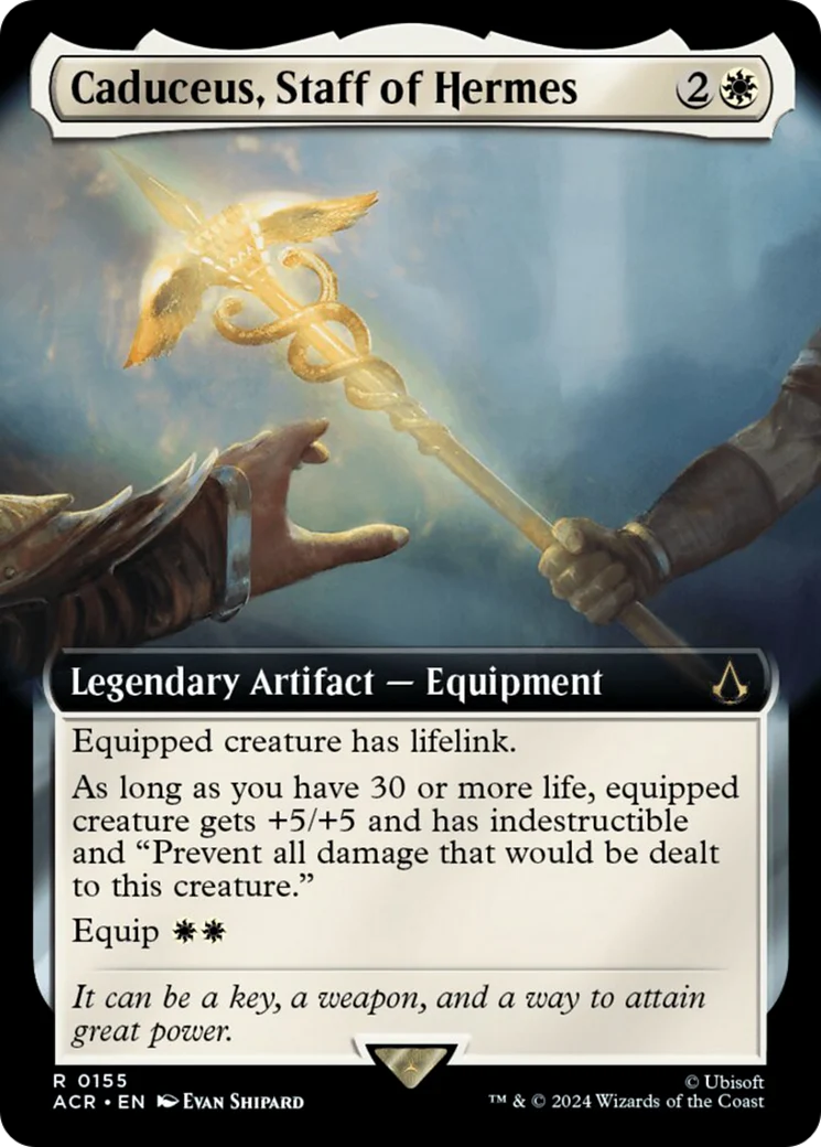 Caduceus, Staff of Hermes (ACR-155) - Assassin's Creed: (Extended Art) [Rare]