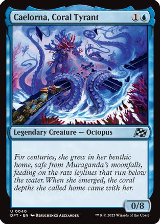Caelorna, Coral Tyrant (DFT-040) - Aetherdrift [Uncommon]