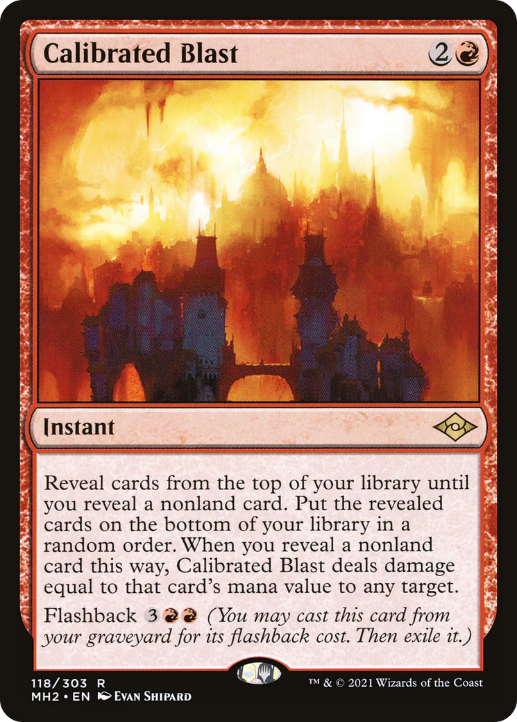Calibrated Blast (MH2-118) - Modern Horizons 2 Foil [Rare]