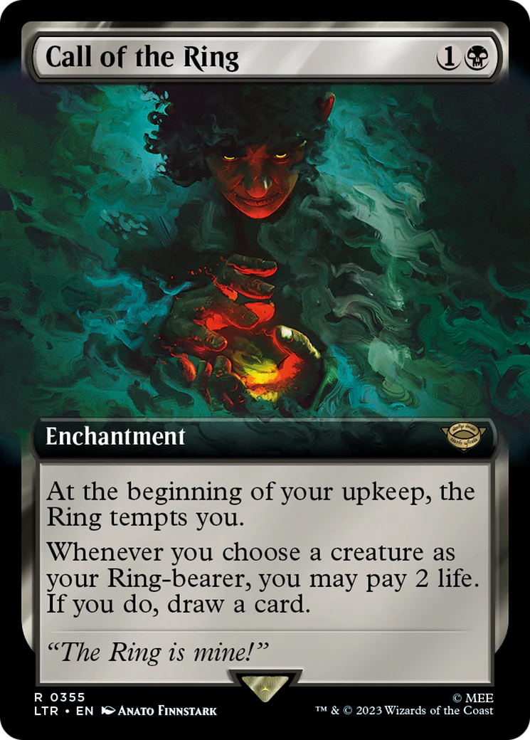 Call of the Ring (LTR-355) - The Lord of the Rings: Tales of Middle-earth: (Extended Art) Foil [Rare]