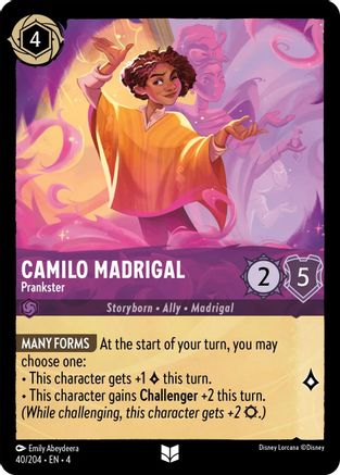 Camilo Madrigal - Prankster (40/204) - Ursulas Return Cold Foil [Uncommon]