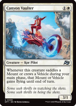 Canyon Vaulter (DFT-008) - Aetherdrift Foil [Uncommon]