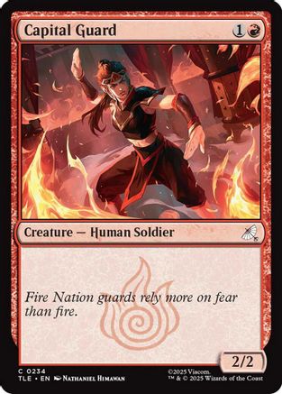 Captain Guard (TLE-234) - Avatar: The Last Airbender: Eternal-Legal Foil [Common]