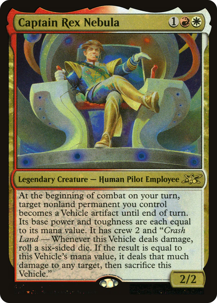 Captain Rex Nebula (UNF-450) - Unfinity Galaxy Foil [Rare]