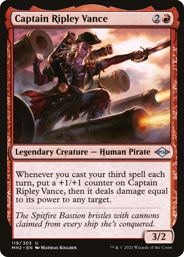 Captain Ripley Vance (MH2-119) - Modern Horizons 2 [Uncommon]