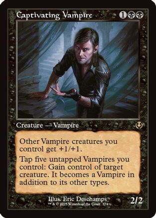 Captivating Vampire (Retro Frame) (INR-374) - Innistrad Remastered Foil [Rare]