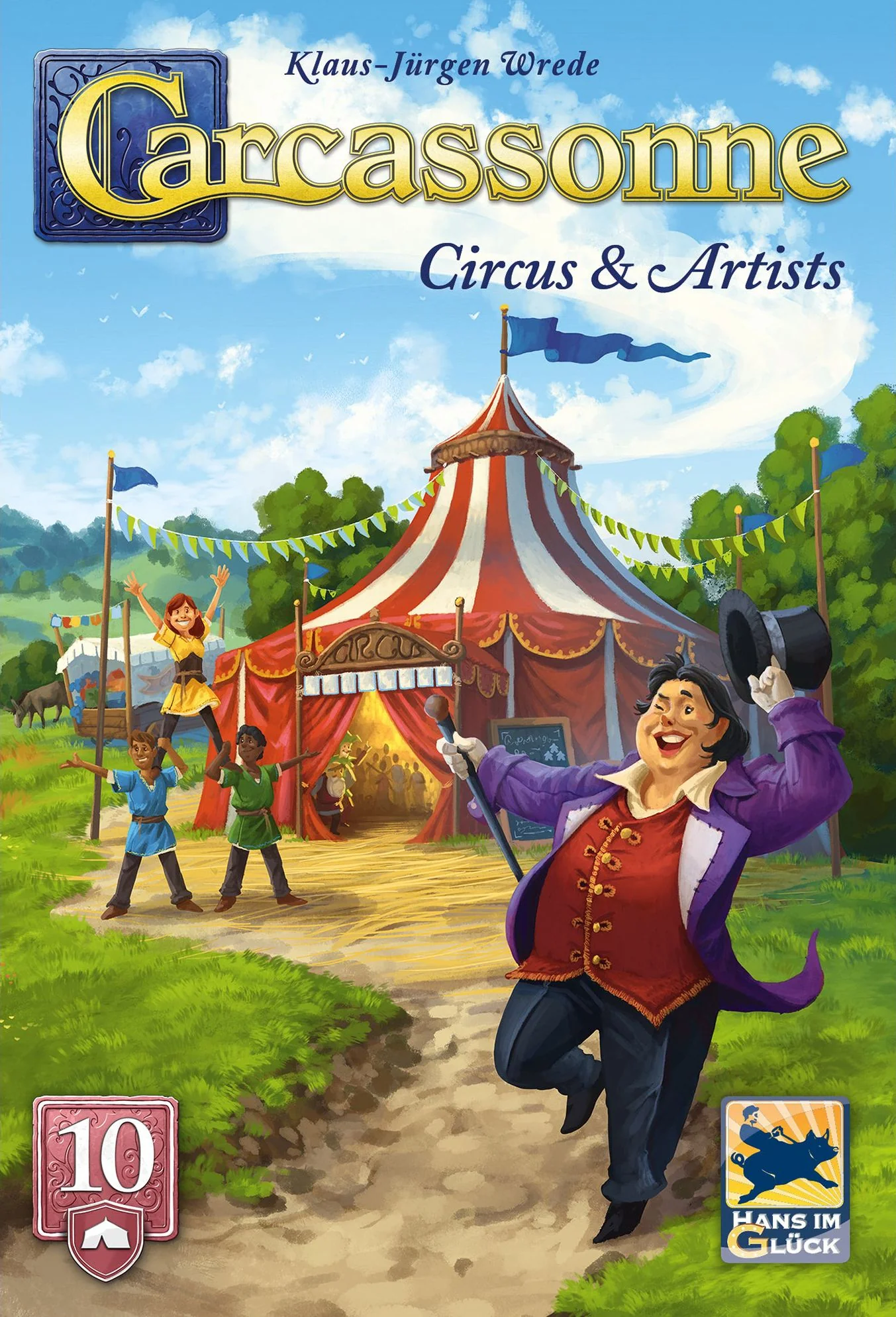 Carcassonne: Expansion 10 – Circus & Artists (Refresh)